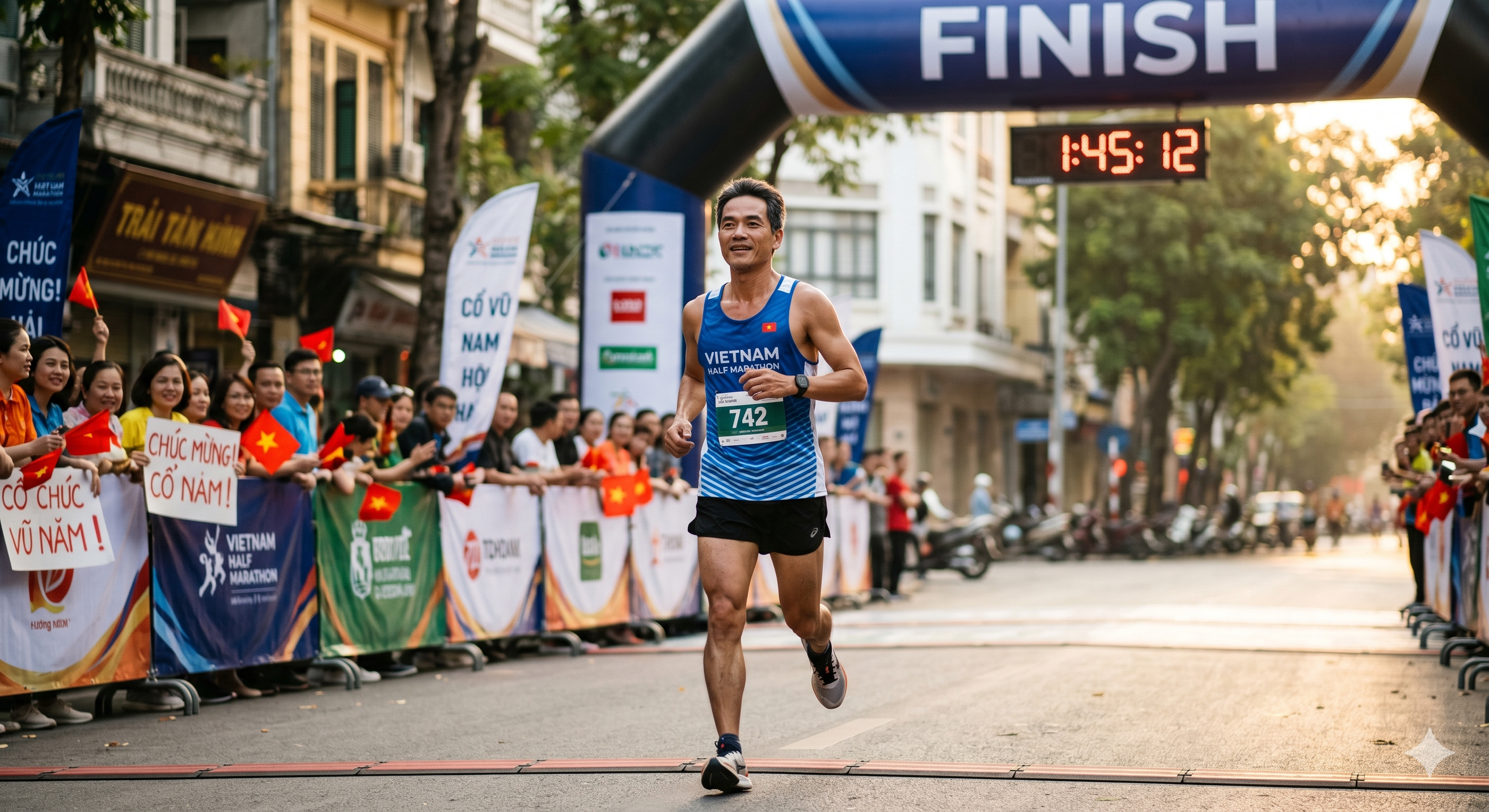 Về đích Half Marathon — điều kiện cần để bắt đầu lịch tập này
