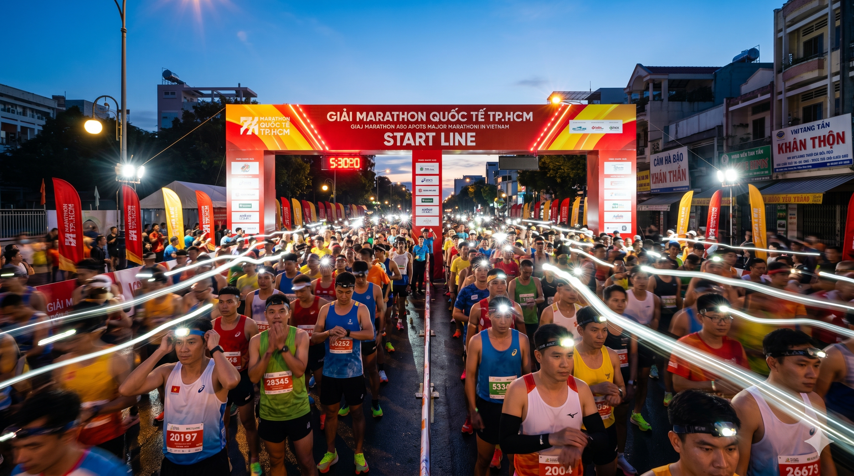 Vạch xuất phát — Giải Marathon Quốc tế TP.HCM