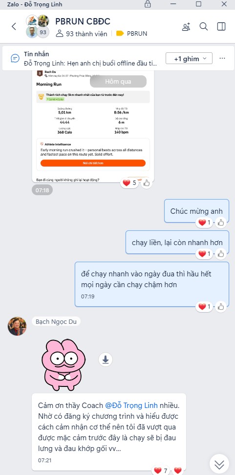 Anh Du vượt qua mặc cảm sợ đau lưng, đau khớp gối khi chạy