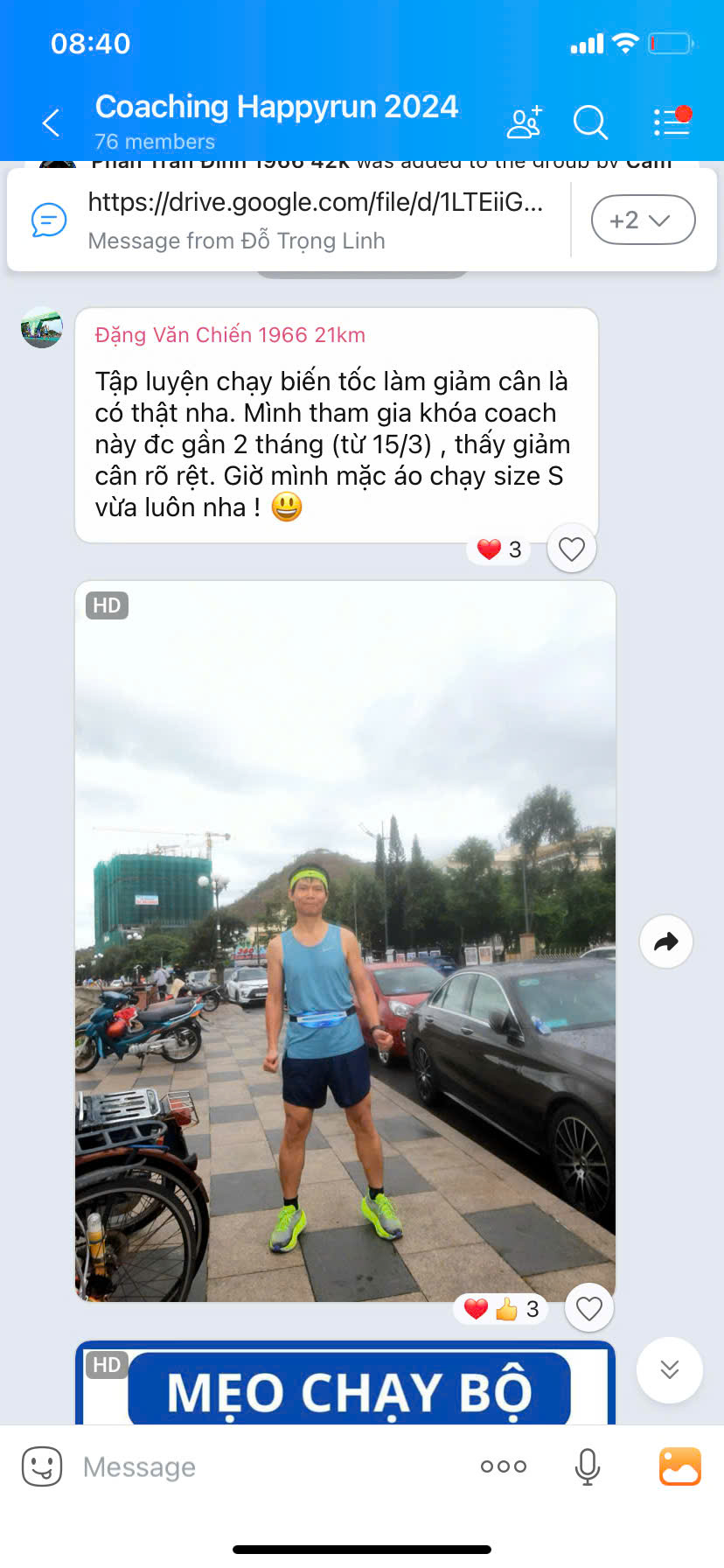 Đặng Văn Chiến giảm cân nhờ huấn luyện