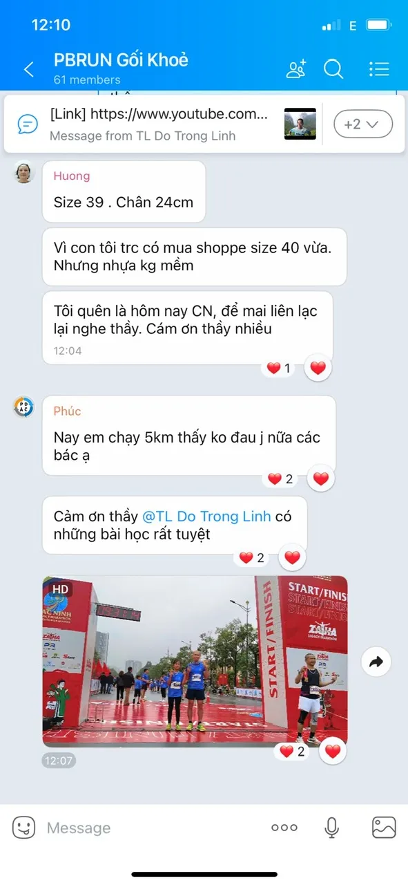 Chạy 5 km nhẹ hơn